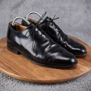 Sanders of England Finsbury Wholecut Medallion Dress Shoes Mens 8.5 EE - 7807B